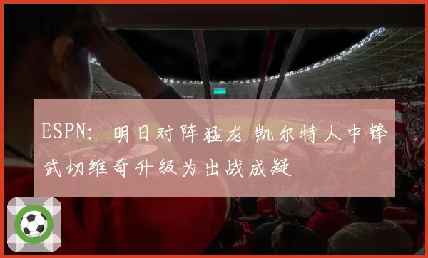 ESPN:明日对阵猛龙 凯尔特人中锋武切维奇升级为出战成疑